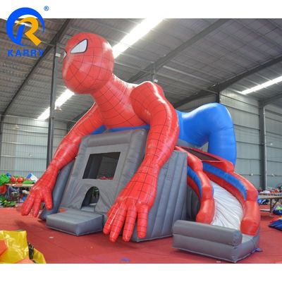 14 Χρόνια μέχρι Spiderman φουσκωτός bouncer πηδώντας κάστρο με υδρόρρευση