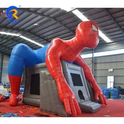 14 Χρόνια μέχρι Spiderman φουσκωτός bouncer πηδώντας κάστρο με υδρόρρευση