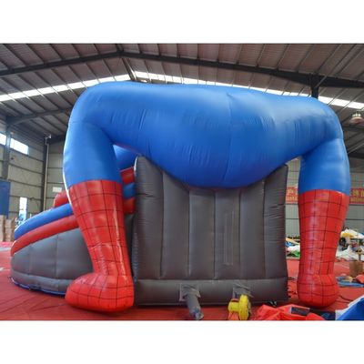 14 Χρόνια μέχρι Spiderman φουσκωτός bouncer πηδώντας κάστρο με υδρόρρευση