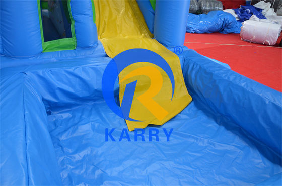 2024 16ft Jumping Inflatable Castle Slide Combo με πισίνα / Inflatable Bouncer Castle