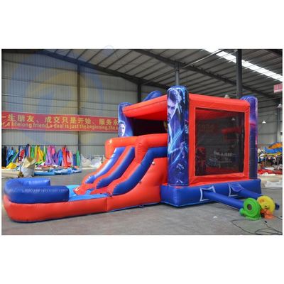Ο Spiderman φουσκωτός συνδυασμός Bounce House και Slide Πρέπει να έχετε για τα παιδιά υπαίθριο παιγνίδι