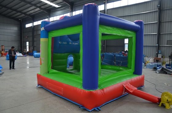 Unisex Hot Pink Cartoon Pig Bouncy Castle με διαφάνεια και προσαρμοσμένη περιπέτεια PVC