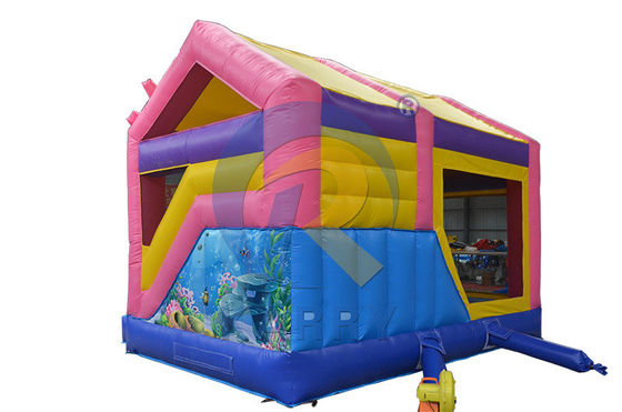 Φουσκωτή σχεδιασμός γοργόνα bouncer slide combo 2023 εμπορικό φουσκωτό σπίτι