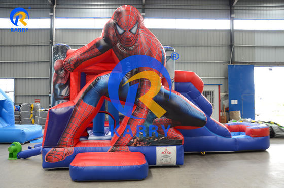 EN71/EN14960/CE Πιστοποιημένος αντηλιακός πύελος Spiderman με υδρατρείο και πισίνα