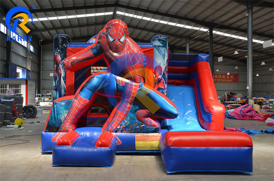Εμπορικό φουσκωτό σπιτάκι Spiderman με υλικό PVC πιστοποιημένο EN14960