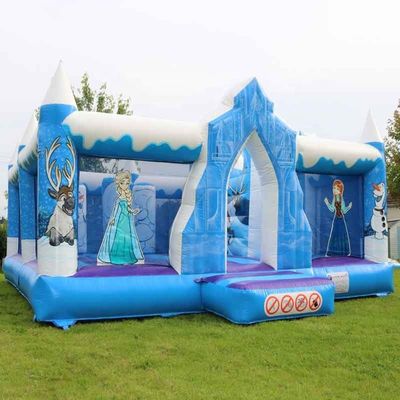 Το Jumping Castle Slide Combo Custom Frozen Θέμα Πνευματώδες Σπίτι για διασκέδαση