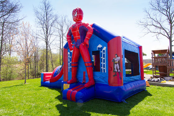 Πάρτι Unisex Διασκέδαση με τα πρότυπα CE Blower Spiderman Inflatable Bouncy House