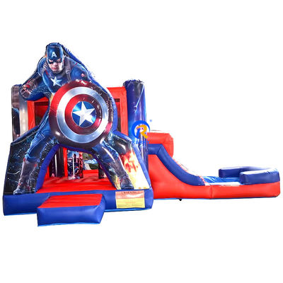Unisex Commercial Inflatable Combo Castle Slide με CE αναπνευστήρα και εξαρτήματα επισκευής