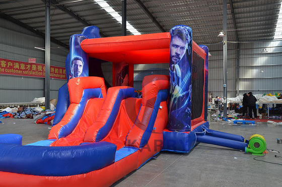 Unisex Commercial Inflatable Combo Castle Slide με CE αναπνευστήρα και εξαρτήματα επισκευής