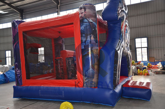 Unisex Commercial Inflatable Combo Castle Slide με CE αναπνευστήρα και εξαρτήματα επισκευής