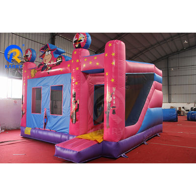 Πυροβόλο παγοδρόμιο κάστρου Combo Bouncy Jump Κάστρο Πυροδρόμιο πισίνα Commercial