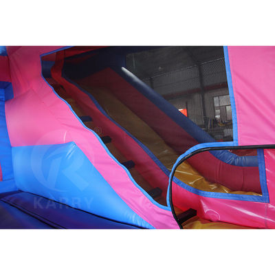 Πυροβόλο παγοδρόμιο κάστρου Combo Bouncy Jump Κάστρο Πυροδρόμιο πισίνα Commercial