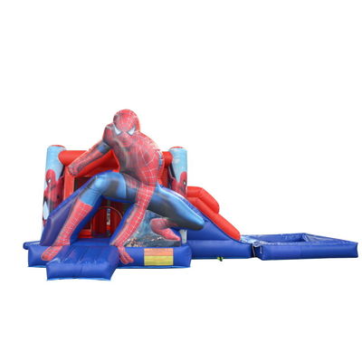 Χαρακτηριστικά PORTABLE φουσκωτός Spiderman Bouncer Combo για παιδιά ενοικίαση πάρτι
