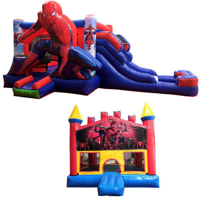 14 Χρόνια πάνω Εποχιακό φάσμα Εμπορικό PVC Spiderman Πυροβόλο Σπίτι με διαδρόμιο