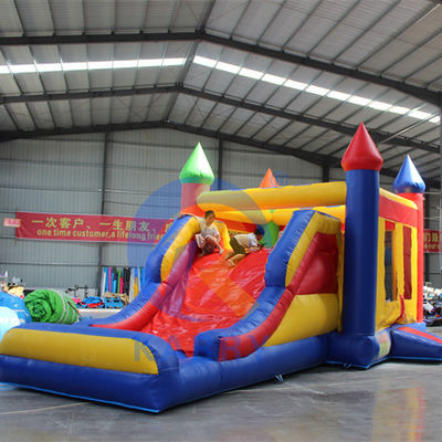 Προσαρμοσμένο Moonwalk χρώμα φουσκωτό Bouncer Slide Jumping Κάστρο για ενοικίαση πάρτι