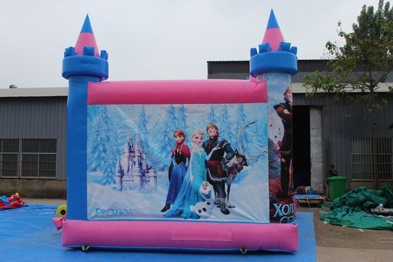Εποχιακή περιοχή 14 ετών μέχρι το κάστρο Bounce Pink House Jumping Bouncy Castle για ενοικίαση πάρτι