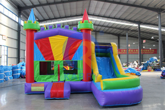 Διασκέδαση Bouncer Jumper Combo Moonwalk PVC φουσκωτός Bouncer με υδατικό διαδρόμιο