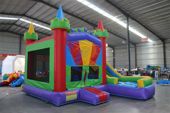 Διασκέδαση Bouncer Jumper Combo Moonwalk PVC φουσκωτός Bouncer με υδατικό διαδρόμιο