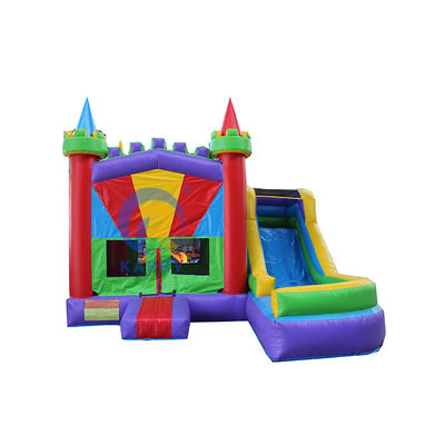 Διασκέδαση Bouncer Jumper Combo Moonwalk PVC φουσκωτός Bouncer με υδατικό διαδρόμιο