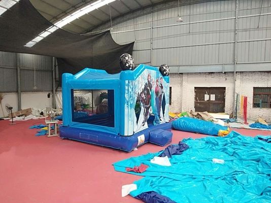Unisex παγωμένο φουσκωτό κάστρο Bouncer House με προαιρετικά χρώματα