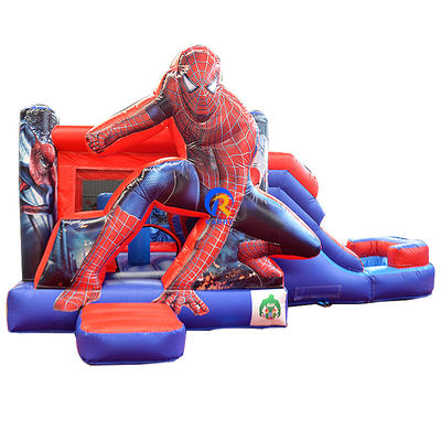 Παιδιά PVC Tarpaulin Inflatable Bouncy Castle Combo με διαφάνεια και ψηφιακή εκτύπωση