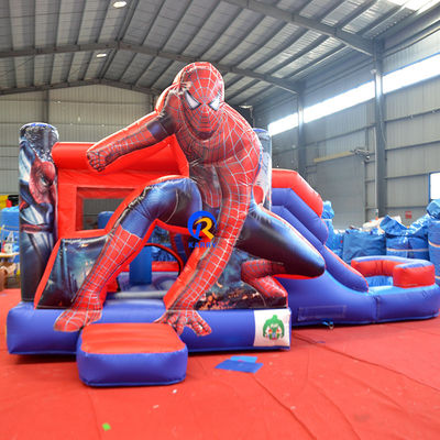 Παιδιά PVC Tarpaulin Inflatable Bouncy Castle Combo με διαφάνεια και ψηφιακή εκτύπωση