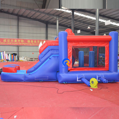 Παιδιά PVC Tarpaulin Inflatable Bouncy Castle Combo με διαφάνεια και ψηφιακή εκτύπωση
