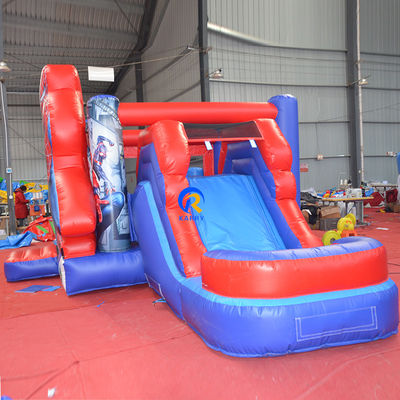 Παιδιά PVC Tarpaulin Inflatable Bouncy Castle Combo με διαφάνεια και ψηφιακή εκτύπωση