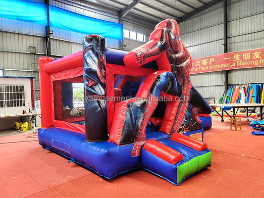 Παιδιά PVC Tarpaulin Inflatable Bouncy Castle Combo με διαφάνεια και ψηφιακή εκτύπωση