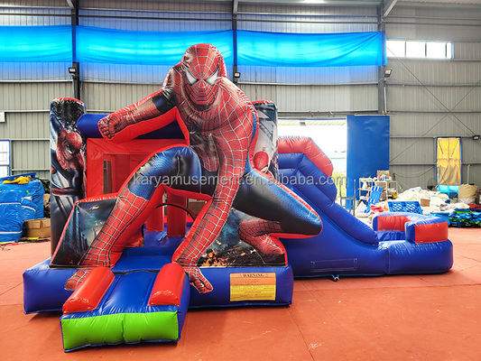 Παιδιά PVC Tarpaulin Inflatable Bouncy Castle Combo με διαφάνεια και ψηφιακή εκτύπωση