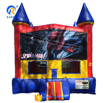 Πνευματώδης βουλευτής Spiderman για παιδιά Προσαρμοσμένο χρώμα Πνευματώδης παιδικά τραμπολίνο