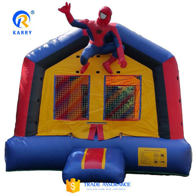 Πνευματώδης βουλευτής Spiderman για παιδιά Προσαρμοσμένο χρώμα Πνευματώδης παιδικά τραμπολίνο