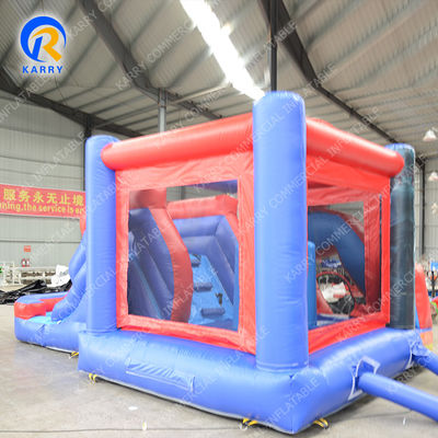 Ναυτιλία από θάλασσα/αεροπορία PVC Spiderman Inflatable Bounce House με Slide Combo