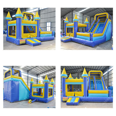 Ναυτιλία από θάλασσα/αεροπορία PVC Spiderman Inflatable Bounce House με Slide Combo