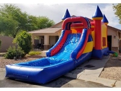 Μεγάλα παιδιά και ενήλικες φουσκωτό Monster Truck Bounce House με διαφάνεια EN14960 πιστοποιημένο