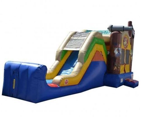 Μεγάλα παιδιά και ενήλικες φουσκωτό Monster Truck Bounce House με διαφάνεια EN14960 πιστοποιημένο