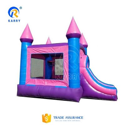 Ανατινάξτε το Moonwalk Bouncer Jumping Bounce House Bouncy Castle Συνδυασμός με γυάλινη λίμνη