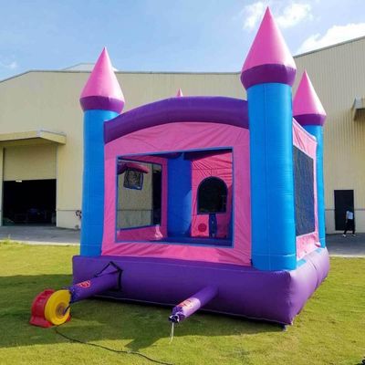 Ανατινάξτε το Moonwalk Bouncer Jumping Bounce House Bouncy Castle Συνδυασμός με γυάλινη λίμνη