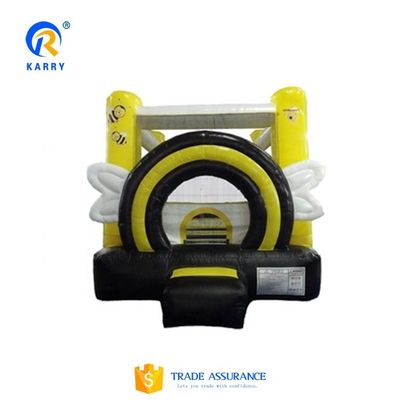 Ανατινάξτε το Bumble Bee Bounce House Προσαρμοσμένο μέγεθος Εμπορικό φουσκωτό Bouncy House