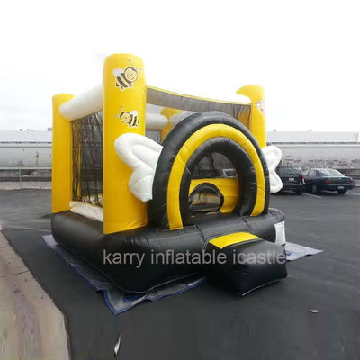 Ανατινάξτε το Bumble Bee Bounce House Προσαρμοσμένο μέγεθος Εμπορικό φουσκωτό Bouncy House