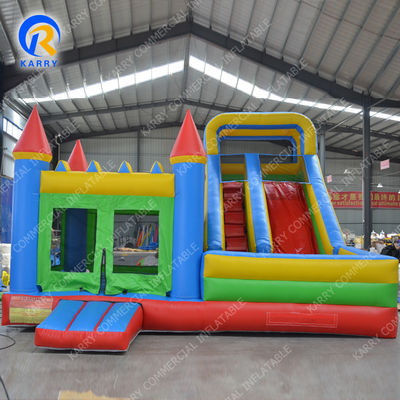 Προσαρμοσμένο μέγεθος υγρό ξηρό bouncer slide combo φουσκωτό bouncy moonwalk άλμα κάστρο