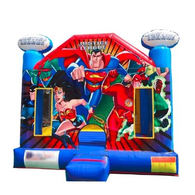 Επαγγελματική OEM Υπηρεσία Φουσκωτό Justice League Bouncy Castle για 14 χρόνια μέχρι
