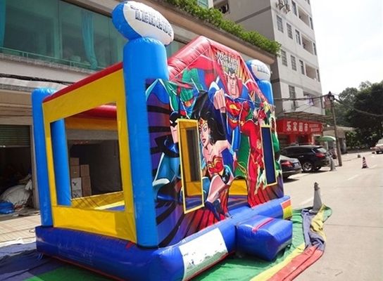 Επαγγελματική OEM Υπηρεσία Φουσκωτό Justice League Bouncy Castle για 14 χρόνια μέχρι