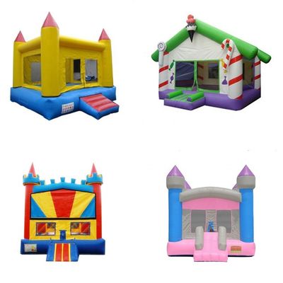 5x5m Φουσκωτό Ουράνιο Ουράνιο Μονόκερο Bouncy Castle Slide Combo Προσαρμοσμένη Συλλογή Χρωμάτων