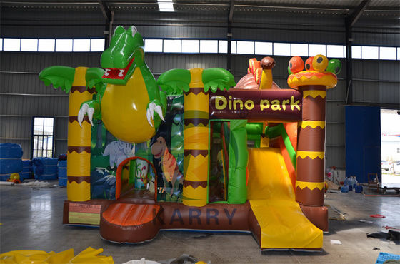 Ζούγκλα Περιπέτεια Κάστρο φουσκωτό Bouncer Slide Combo με Ζούγκλα Animal Design
