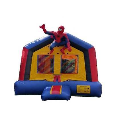 65 κιλά φουσκωτό σπίτι με γλιστρίστρα και 3D Spiderman Air Jumping Design
