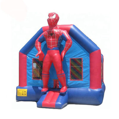 65 κιλά φουσκωτό σπίτι με γλιστρίστρα και 3D Spiderman Air Jumping Design