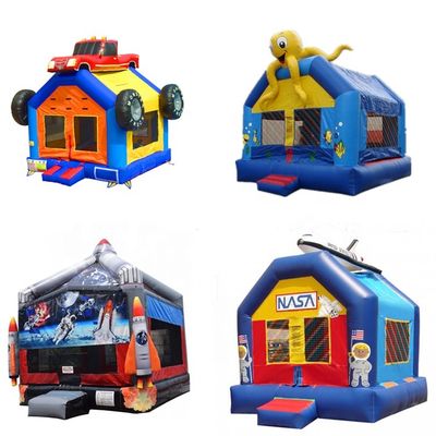 65 κιλά φουσκωτό σπίτι με γλιστρίστρα και 3D Spiderman Air Jumping Design