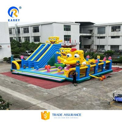 2024 Πνευματικά κάστρα για παιδιά Combo Castle Slide στο πάρκο διασκέδασης με Air Express