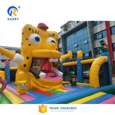 2024 Πνευματικά κάστρα για παιδιά Combo Castle Slide στο πάρκο διασκέδασης με Air Express
